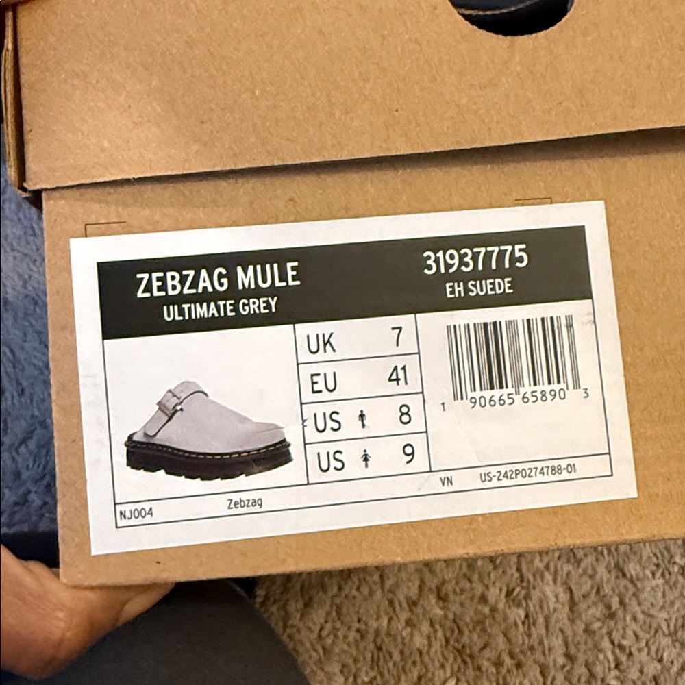 Dr. Martens Light Gray Suede Slip-Ons - Picture 4 of 4